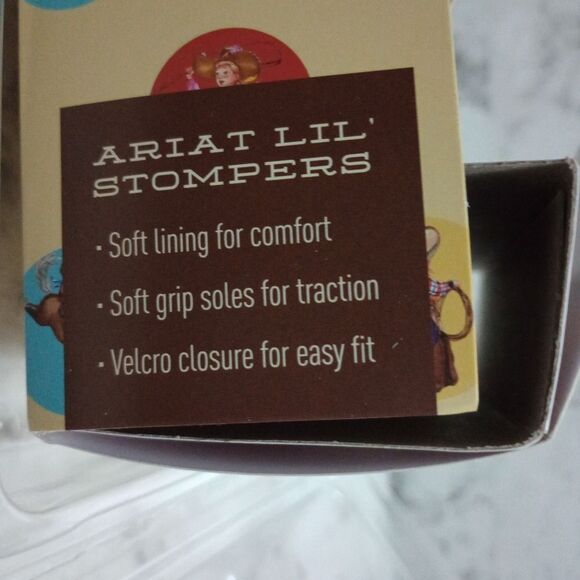 Ariat Lil Stompers with American Flag Design Size 1 ( 6 weeks to 3 Months) - Picture 11 of 11